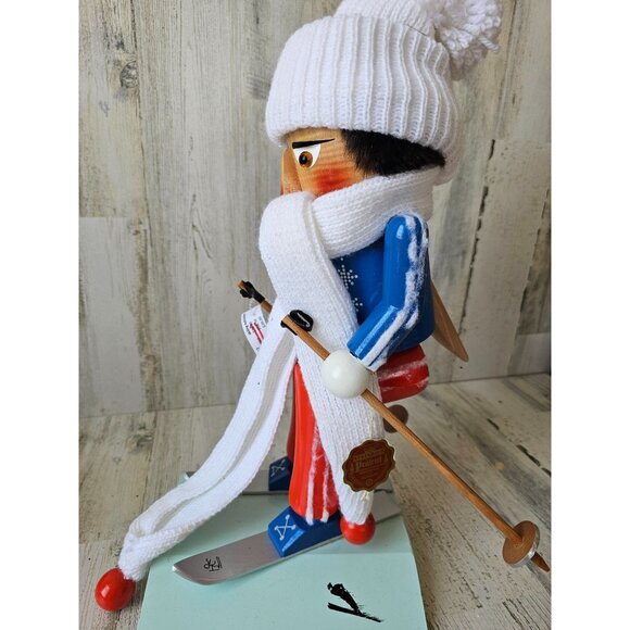 Steinbach 162 skiers game 1673 nutcracker Xmas vintage - Picture 10 of 14